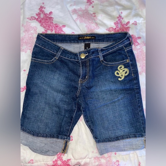 Y2K southpole jean shorts jorts size 9 - Picture 2 of 3